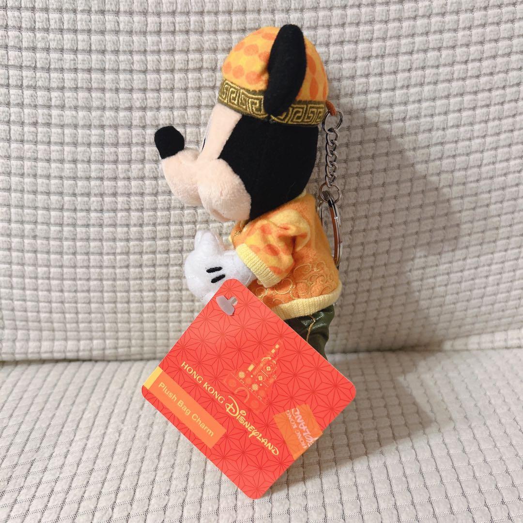 【新品】香港ディズニー 春節 ミッキー ミニー ぬいぐるみ バッグチャーム