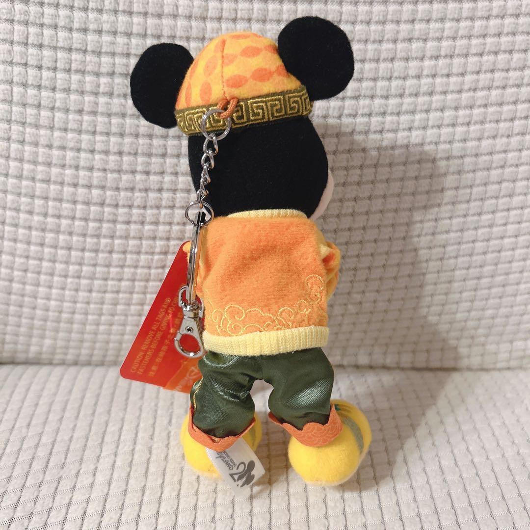 【新品】香港ディズニー 春節 ミッキー ミニー ぬいぐるみ バッグチャーム