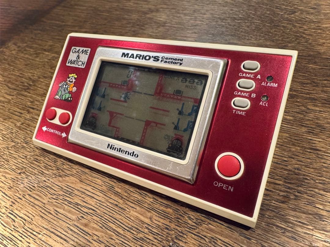 Nintendo Mario's Cement Factory ゲーム&ウォッチ