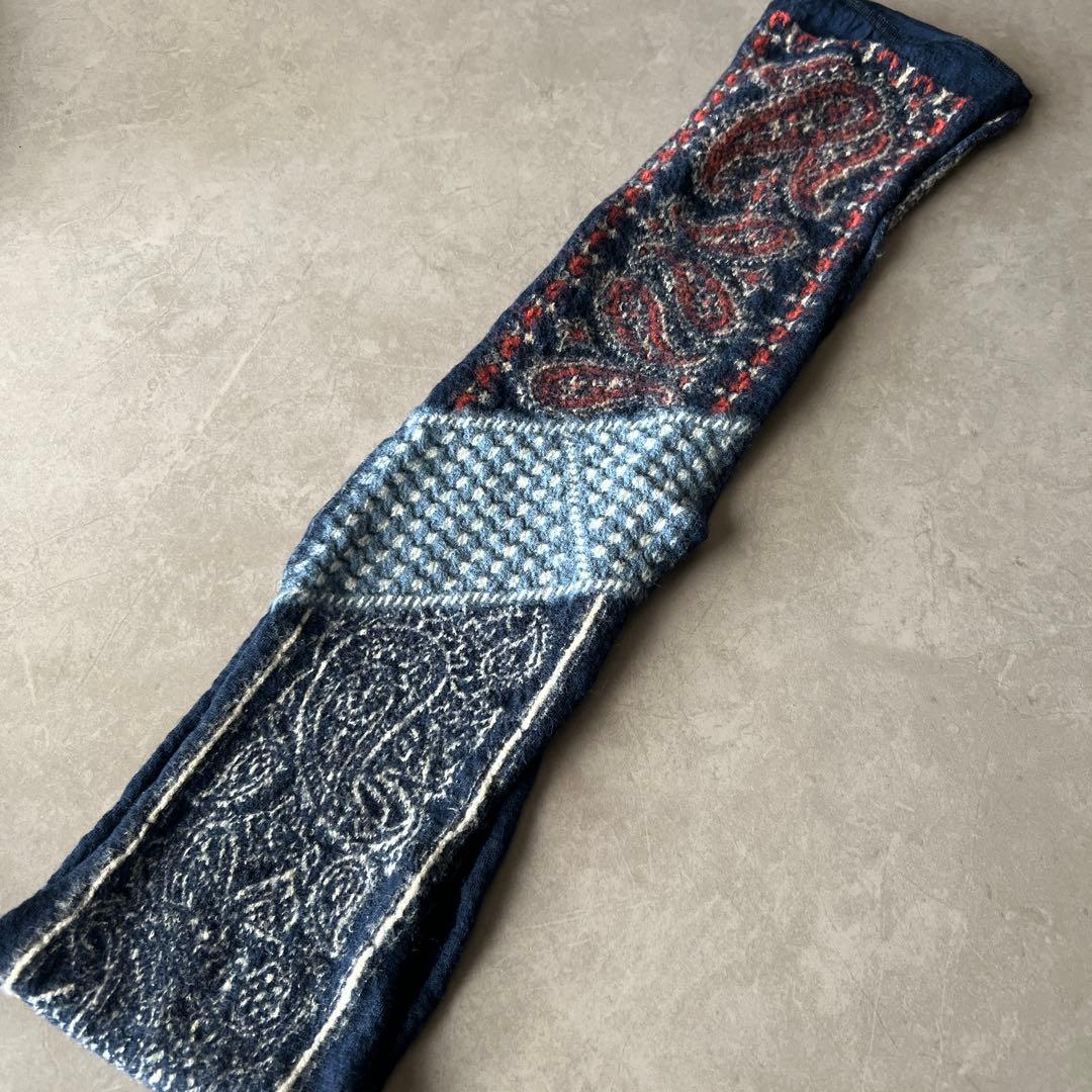 KAPITAL 縮絨ウール ネックウォーマー　スヌード