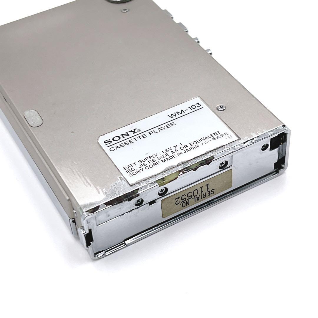 【美品・動作品】 SONY WM-103 再生OK