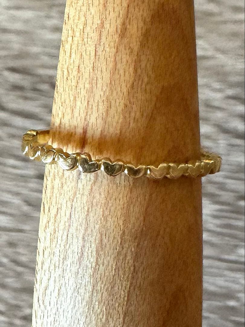 AHKAH アンハートエタニティリング　K18ゴールド 11号