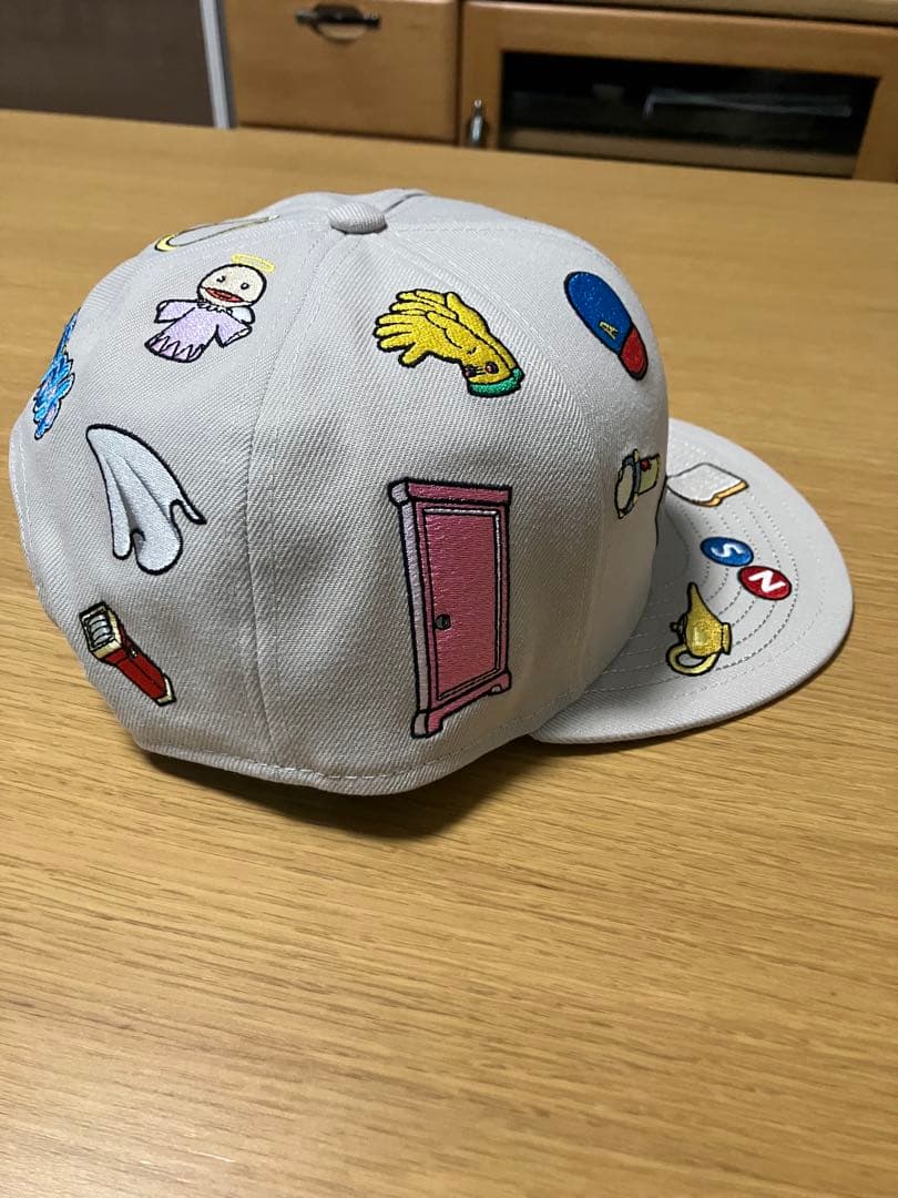 ドラえもん×ニューエラ　9FIFTY 刺繍キャップ ベージュ