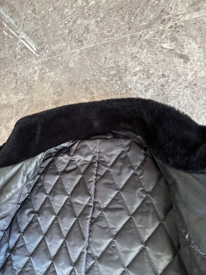 カルバンクライン　羊革レザージャケット