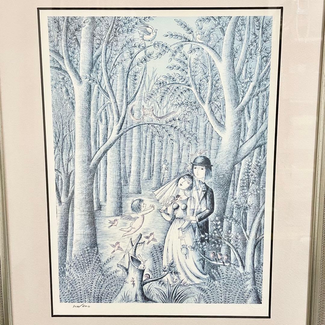 レイモンペイネ「熱望の小道」ダイヤモンド・スクリーニング 額装 304/600