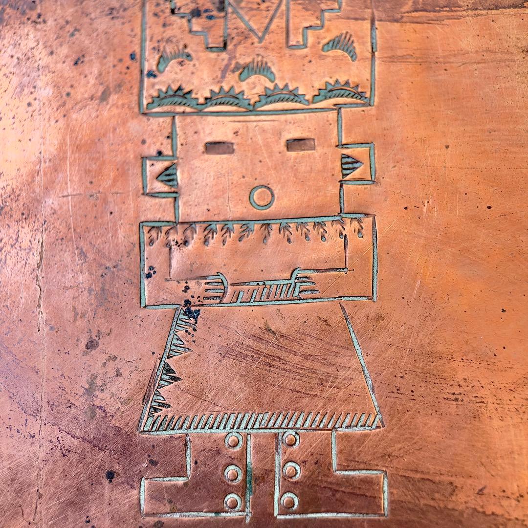 M1298 Vintage 1950s フレッドハービー コッパー トレイ