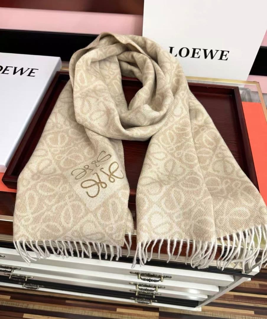 LOEWE ロエベ マフラー アナグラム 180×40
