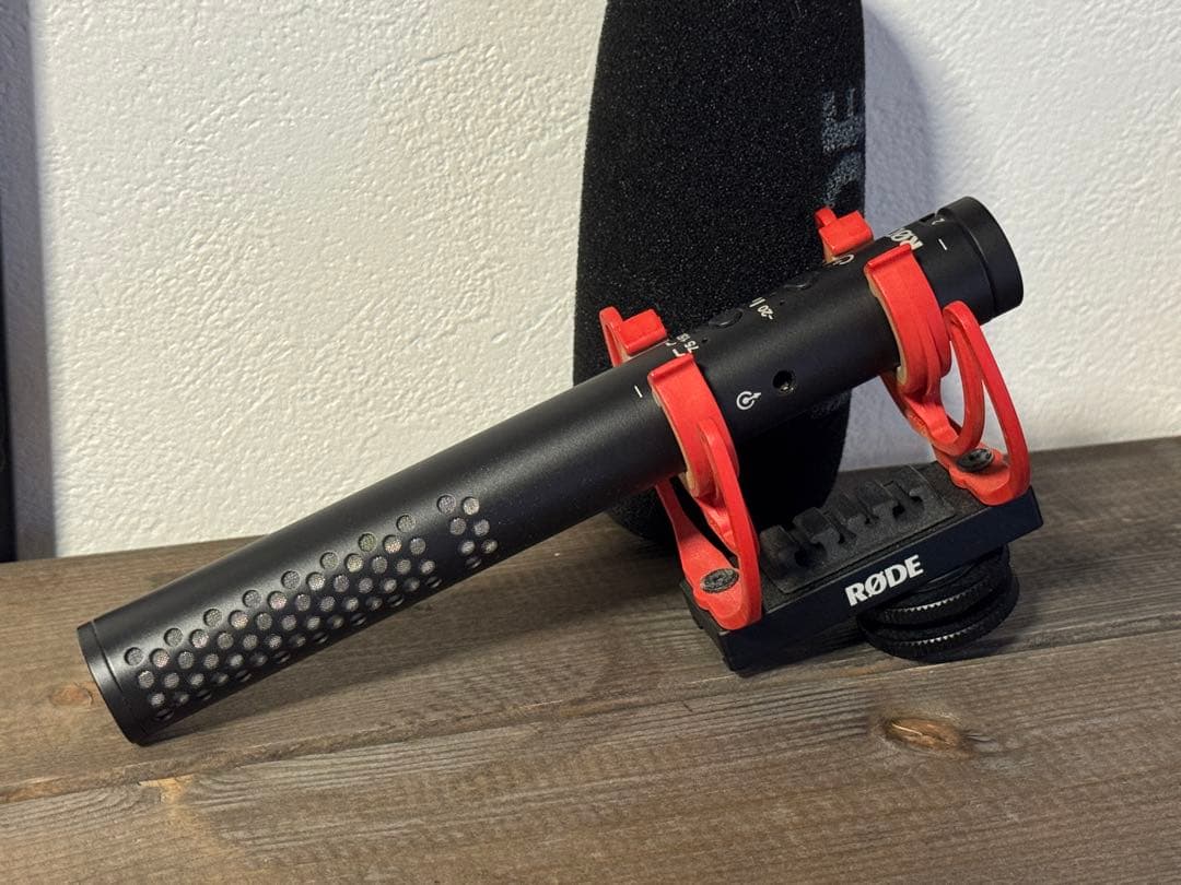 RODE VideoMic NTG （本体＋ウィンドシールド＋マイクスタンド付）
