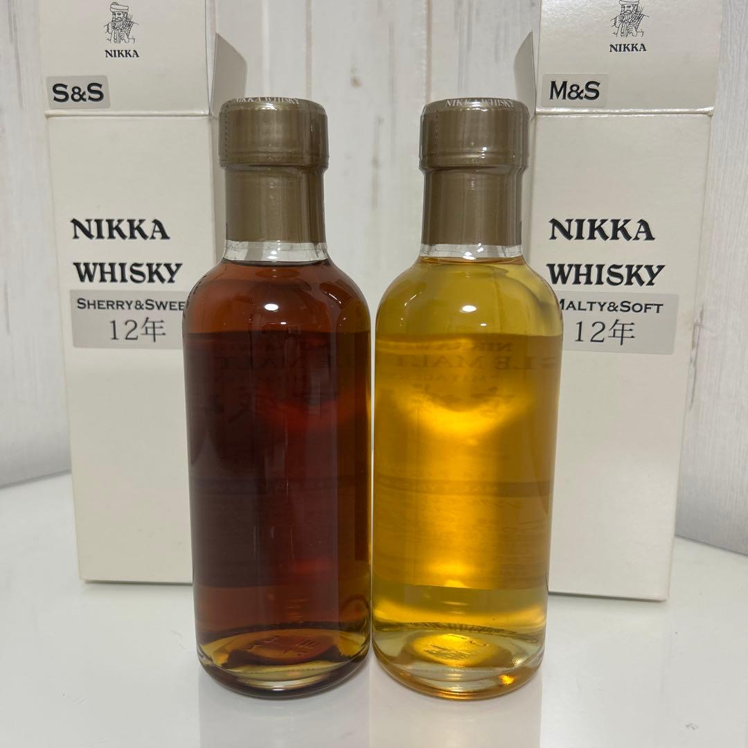 NIKKA シングルモルト 宮城峡 12年180ml 2本セット