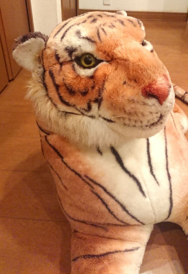 激レア 約191cm 超特大サイズ リアル トラのぬいぐるみ