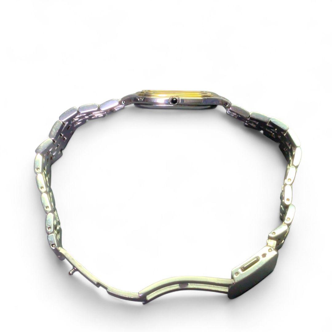 【美品】稼働品 セイコー ドルチェ 高精度クォーツ コンビメタル オーバル