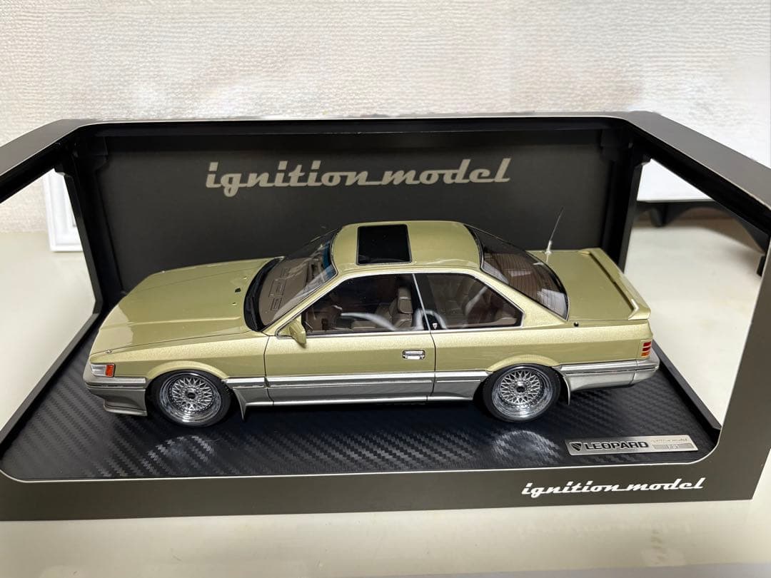 イグニッションモデル1/18 レパード前期アルティマBBSアルミ仕様！