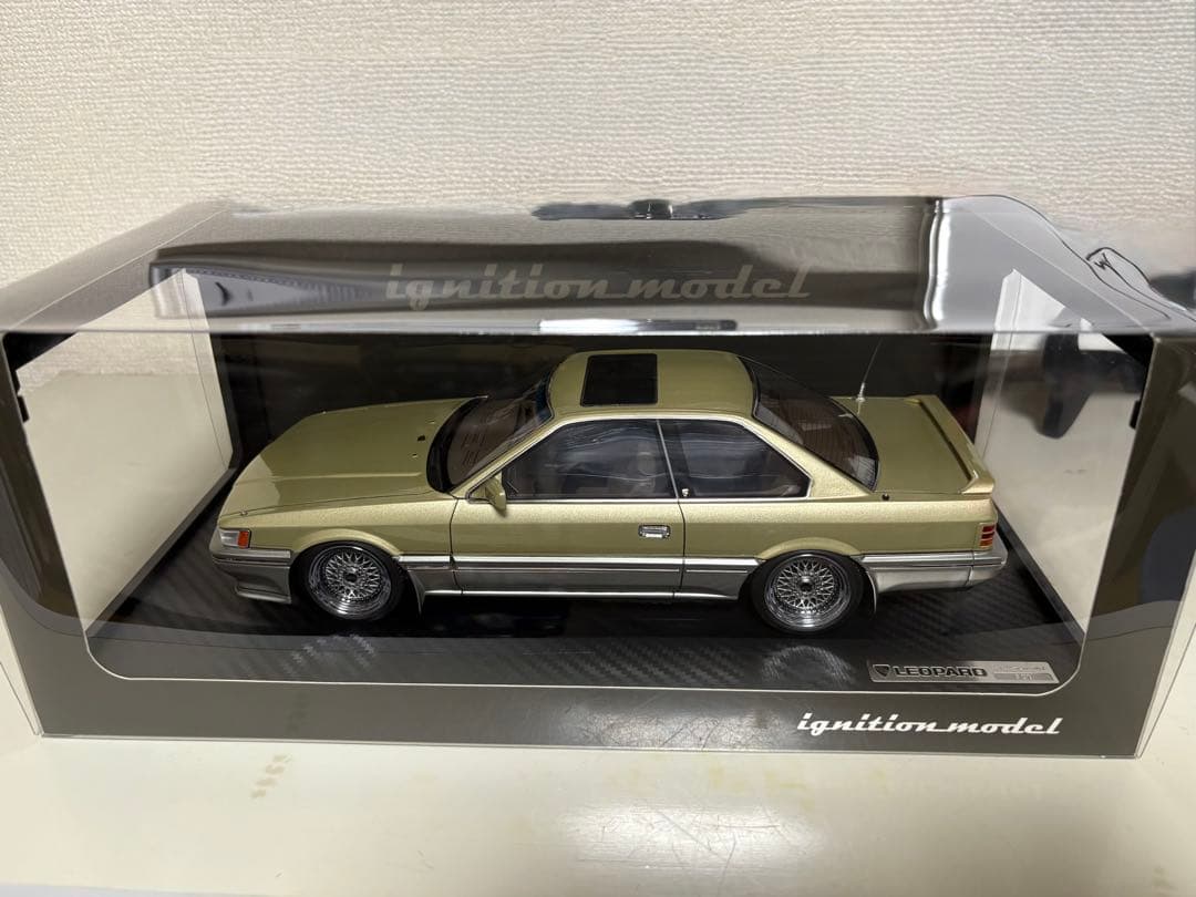イグニッションモデル1/18 レパード前期アルティマBBSアルミ仕様！