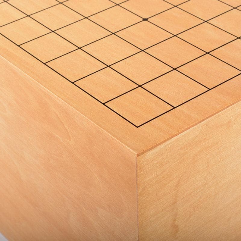 囲碁　生駒碁盤　足付　碁笥　硬質ガラス製碁石　一式　未使用品　C　R7287B