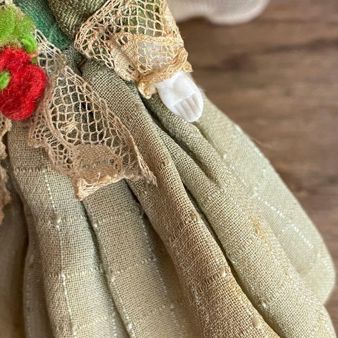 ドイツアンティーク チャイナヘッドドール 13cm