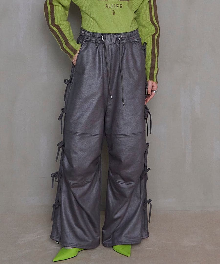 【Maison special】Side Ribbon Sweatpants新品