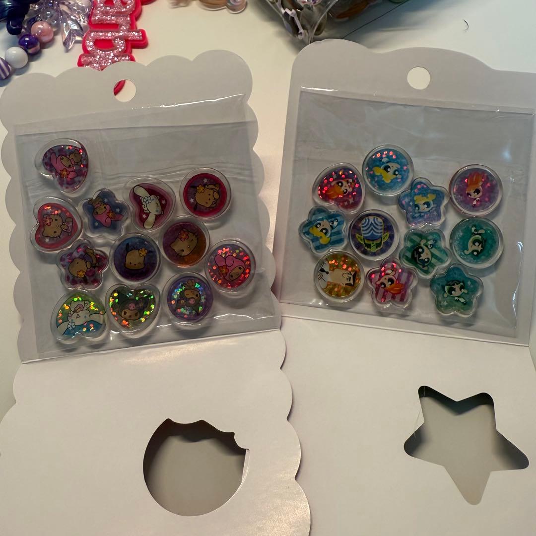 ひ*り様 シール帳完成品　キーホルダー付　ボンボンドロップシール　おはじきシール