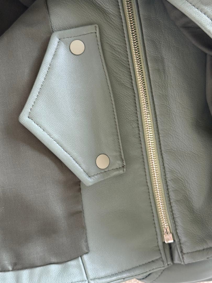 グラフペーパー SHEEP LEATHER RIDERS JACKET サイズ2