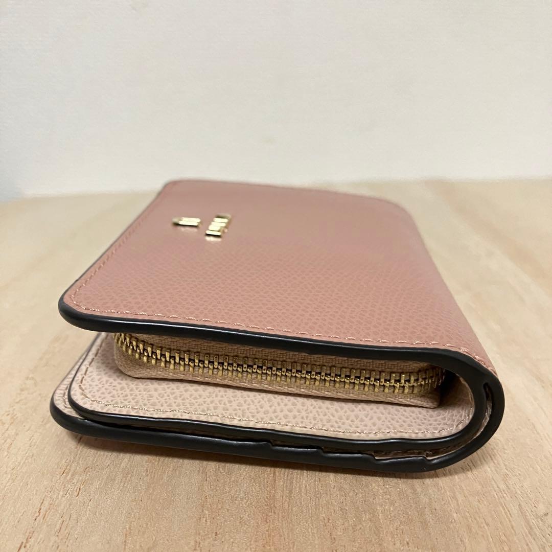 訳あり✨極美品✨FURLA✨フルラ✨二つ折り財布✨ピンク✨L字ファスナー