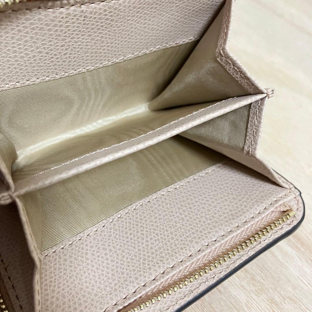 訳あり✨極美品✨FURLA✨フルラ✨二つ折り財布✨ピンク✨L字ファスナー