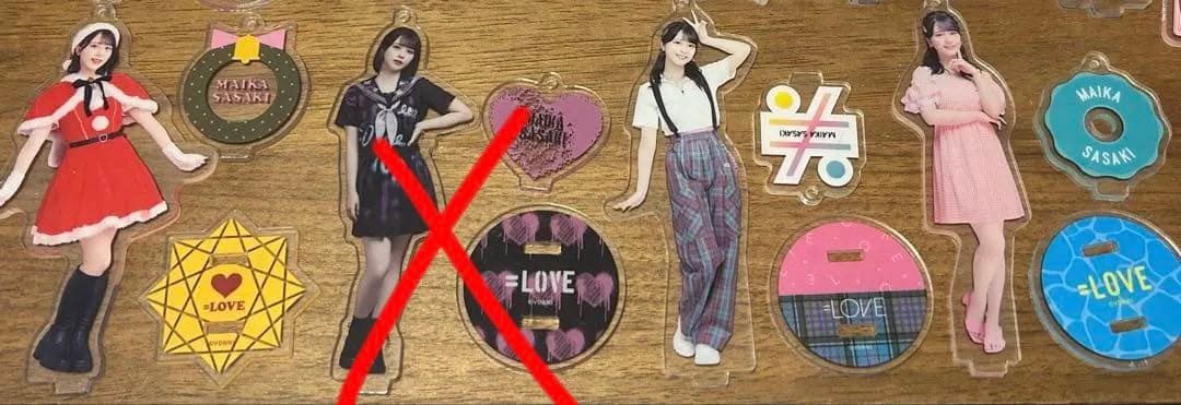 バラ売り可能：佐々木舞香 アクスタ10点