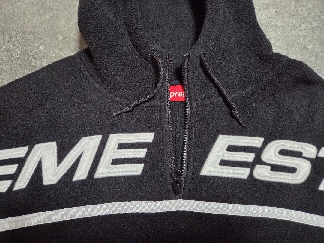 【更に値下しました】Supremeポーラテックフリースパーカー黒S