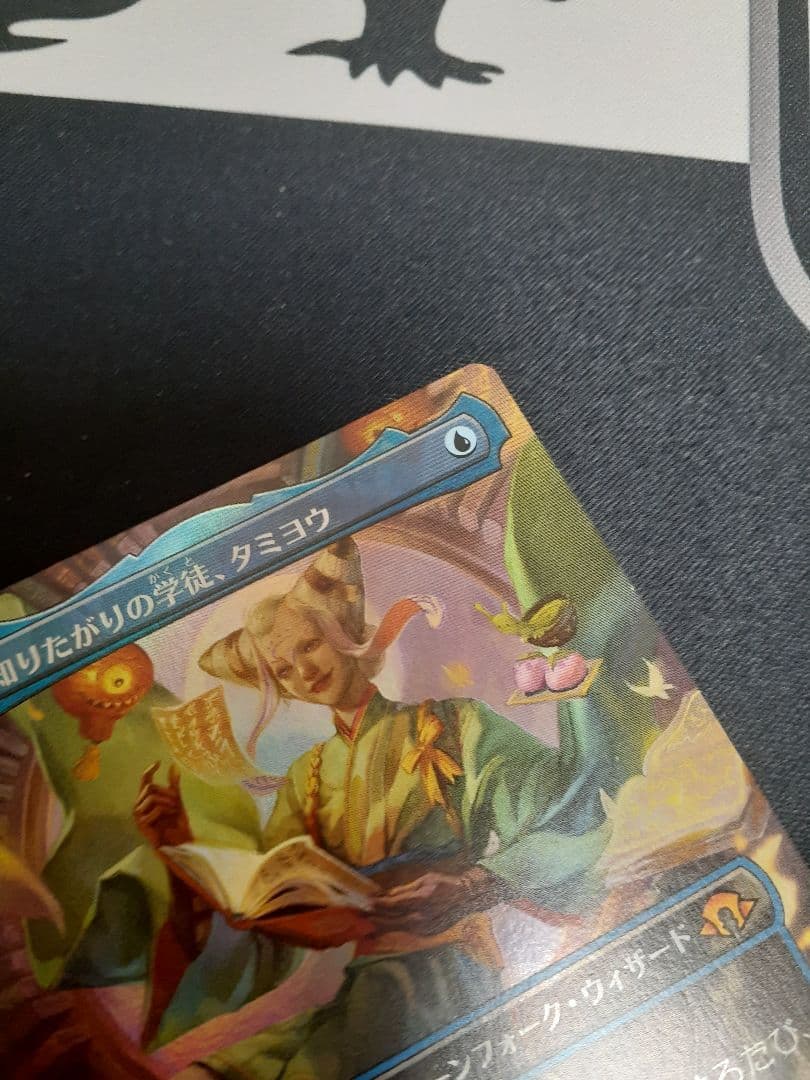 mtg 知りたがりの学徒、タミヨウ　日本語　テクスチャー　foil　その1