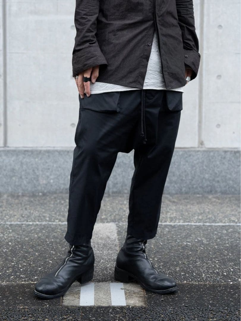 パンツ Luxe-Cotton Sarouel Cropped Pants