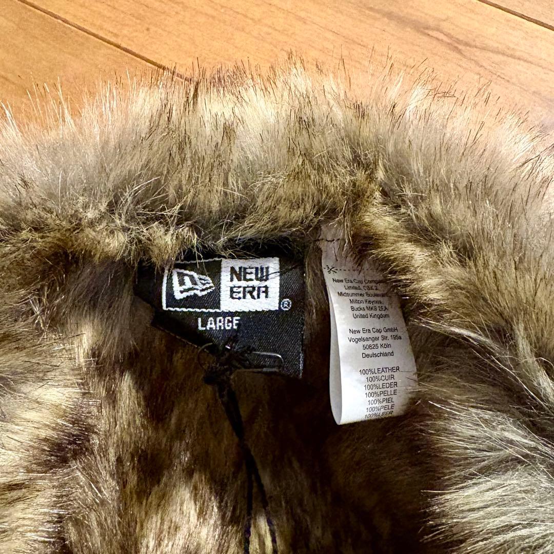 海外限定 NEW ERA ニューエラ Leather 本革 Trapper