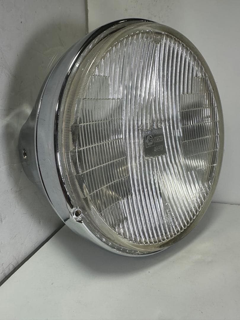 希少当時物180πシビエ凹レンズ付ヘッドライト/マーシャルCIBIE