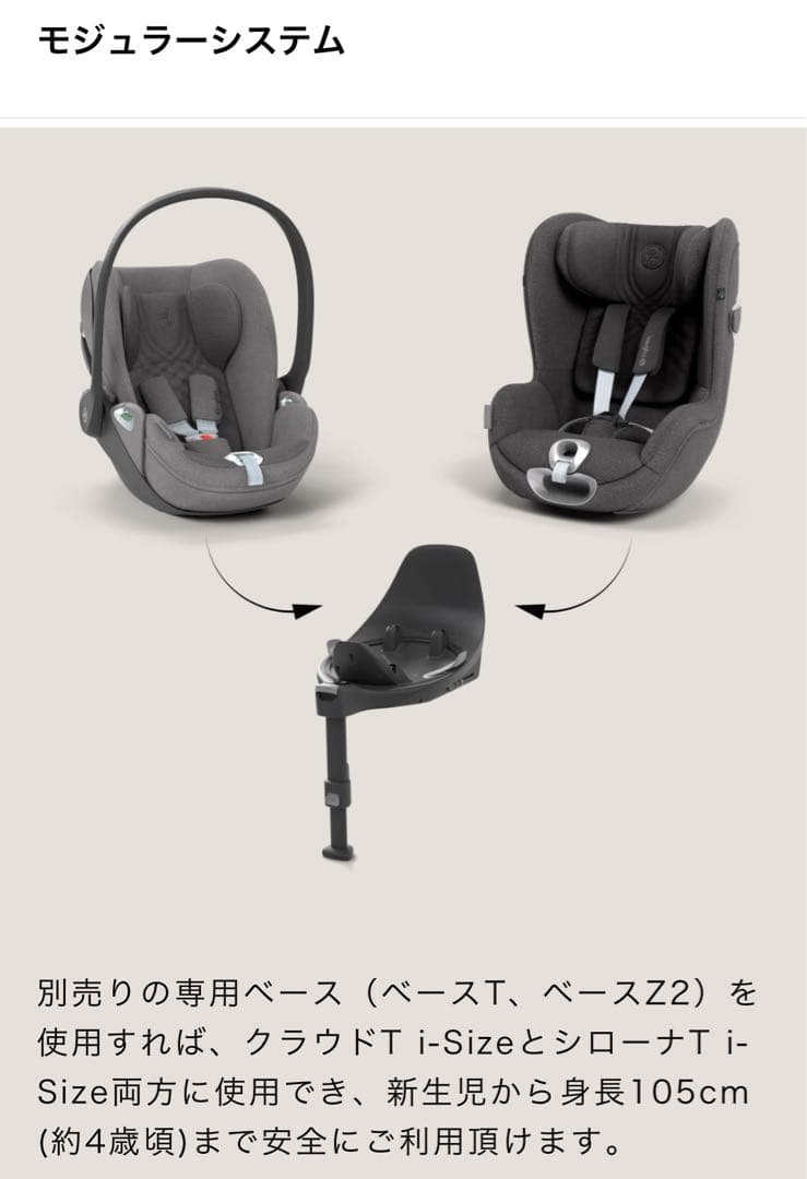 Cybex サイベックス　クラウド T i-Size