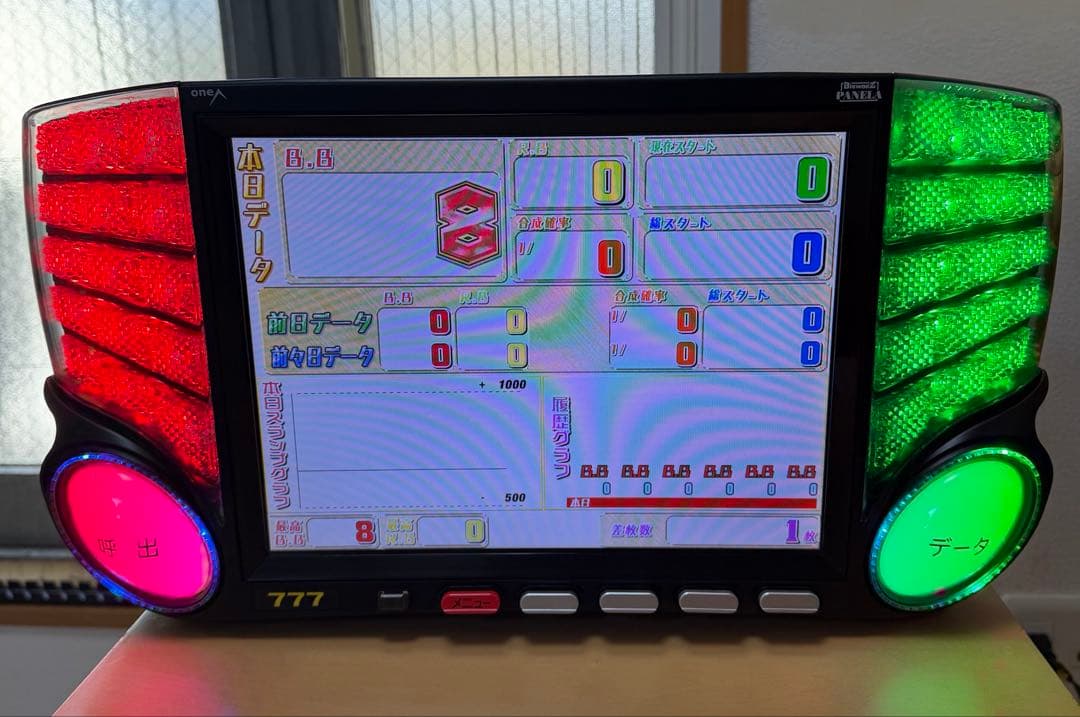家庭用電源加工済み　ビッグウォーズ パネラ　データカウンター　スロット用