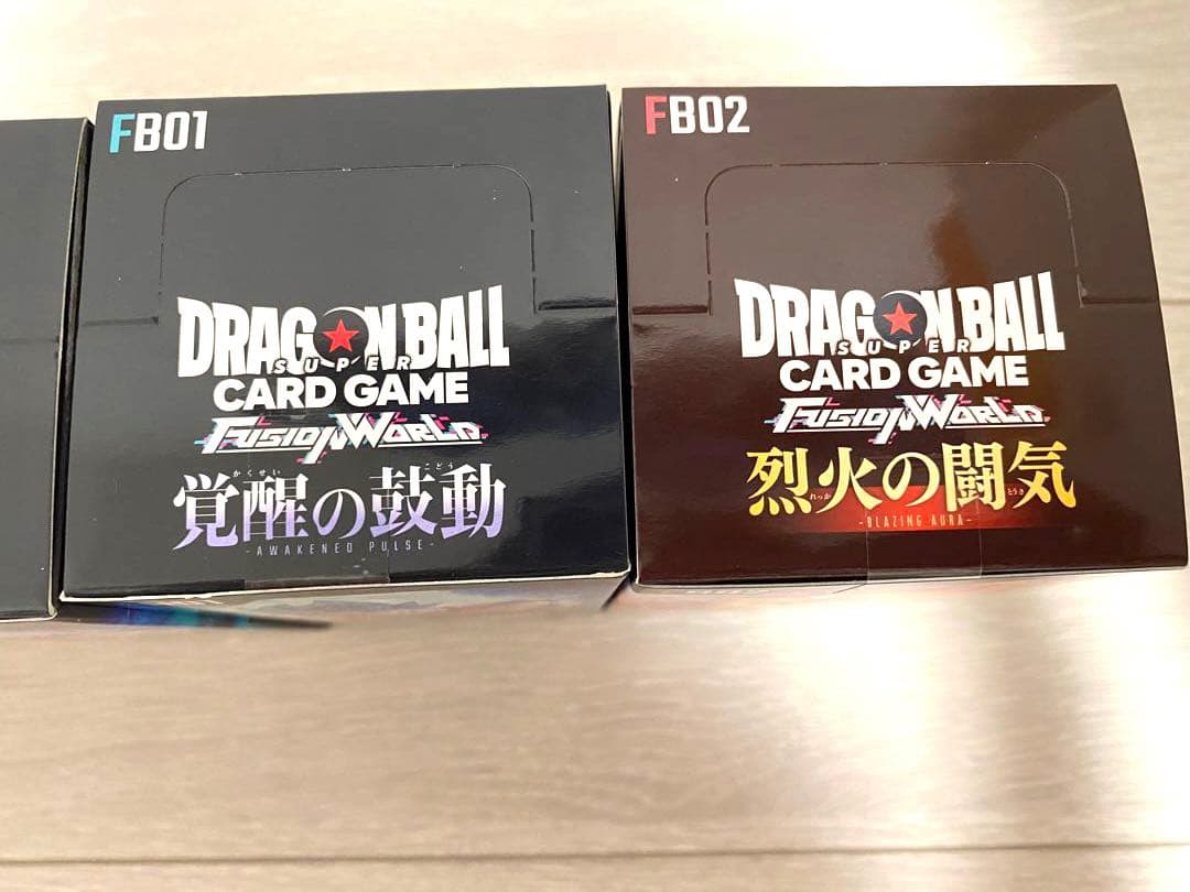 ドラゴンボール　カードゲーム　烈火の闘気　覚醒の鼓動　未開封　テープ付　BOX