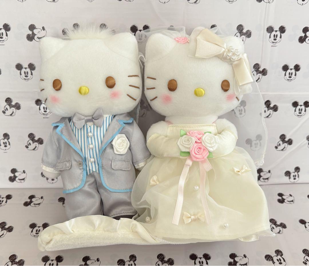 サンリオ　キティ　ダニエル　ウェディング　ドール　ぬいぐるみ　人形