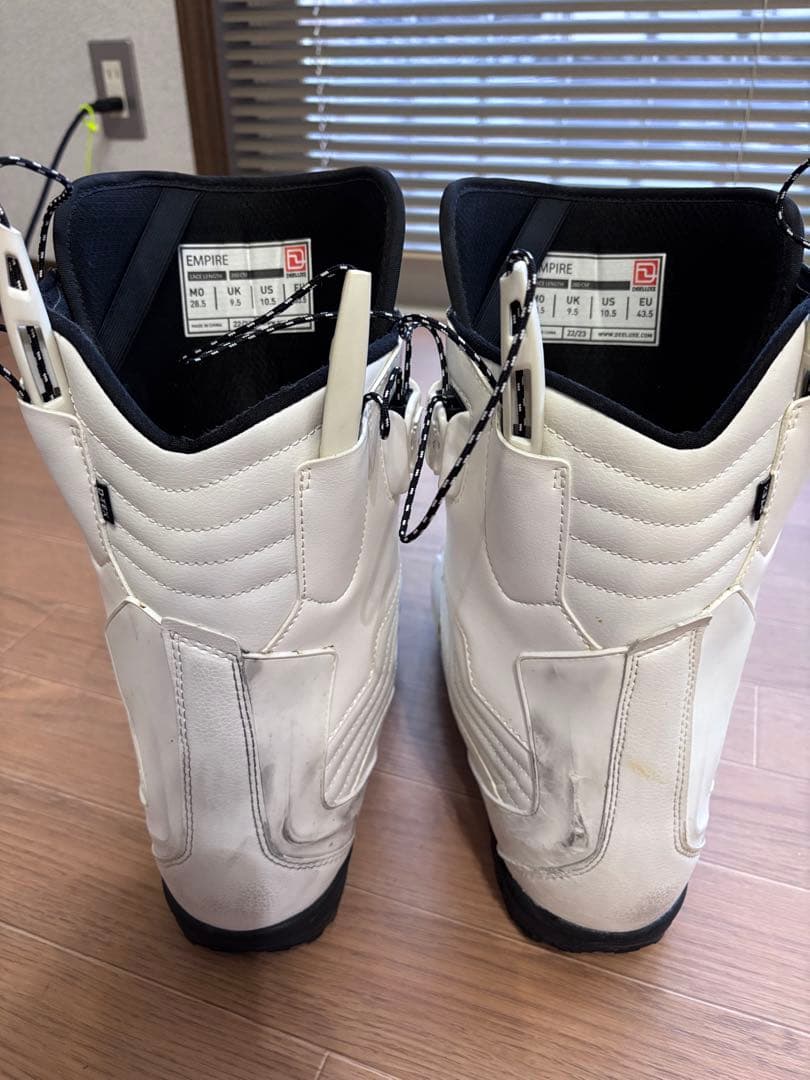 DEELUXE EMPIRE 28.5 スノーボードブーツ ホワイト