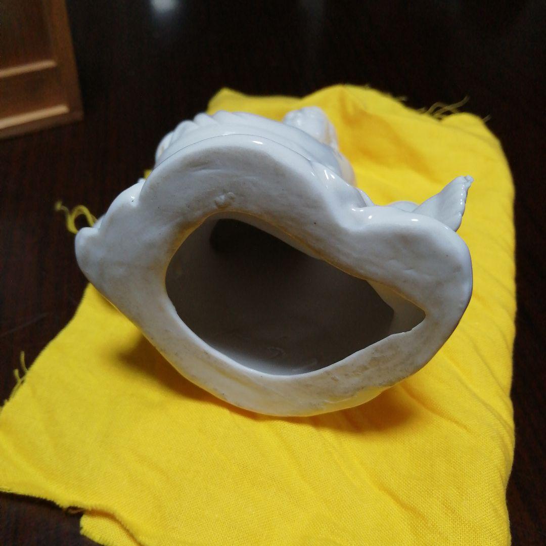 南京白磁　西王母像　13.5cm　清代後期