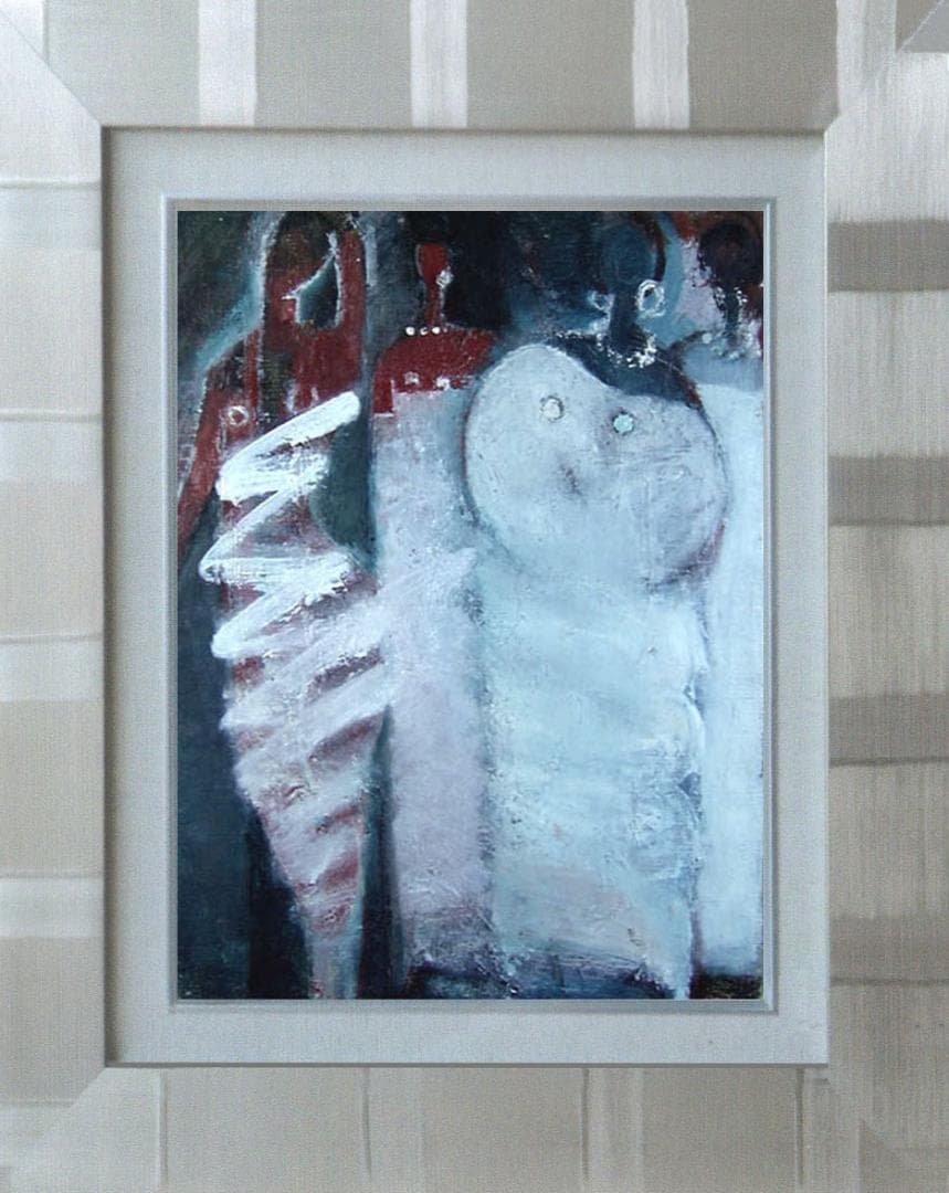 油絵 菅家令子 絵 絵画 インテリア F4-72023 女性像