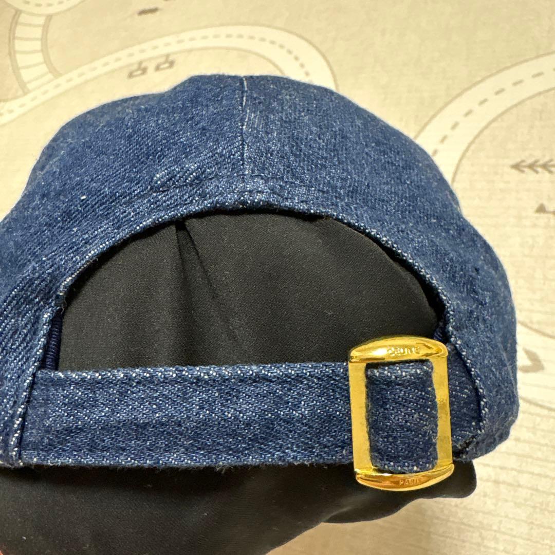 celine セリーヌ　キャップ　デニム