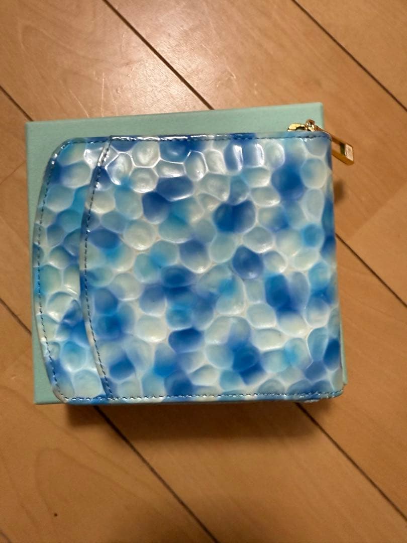 ごんさま専用　　Her Schedule 二つ折り財布 青系