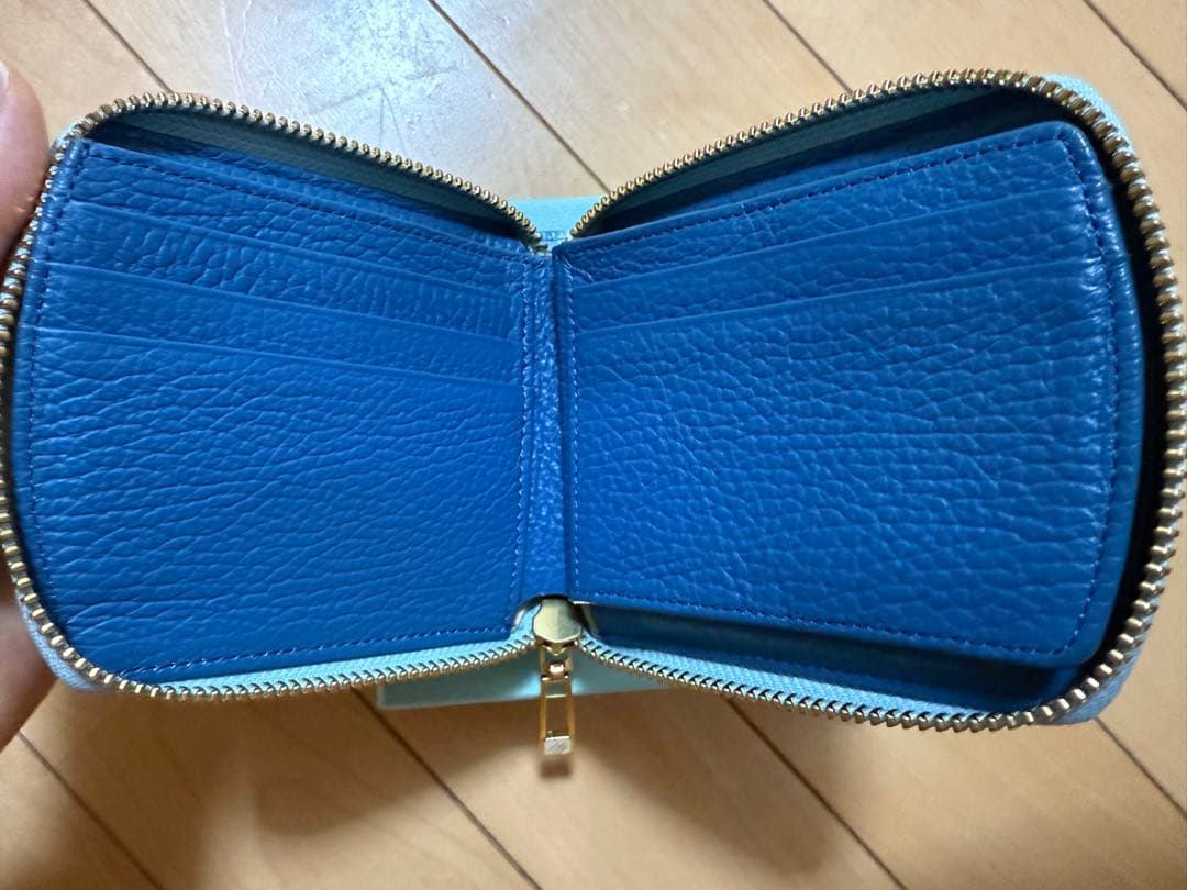 ごんさま専用　　Her Schedule 二つ折り財布 青系