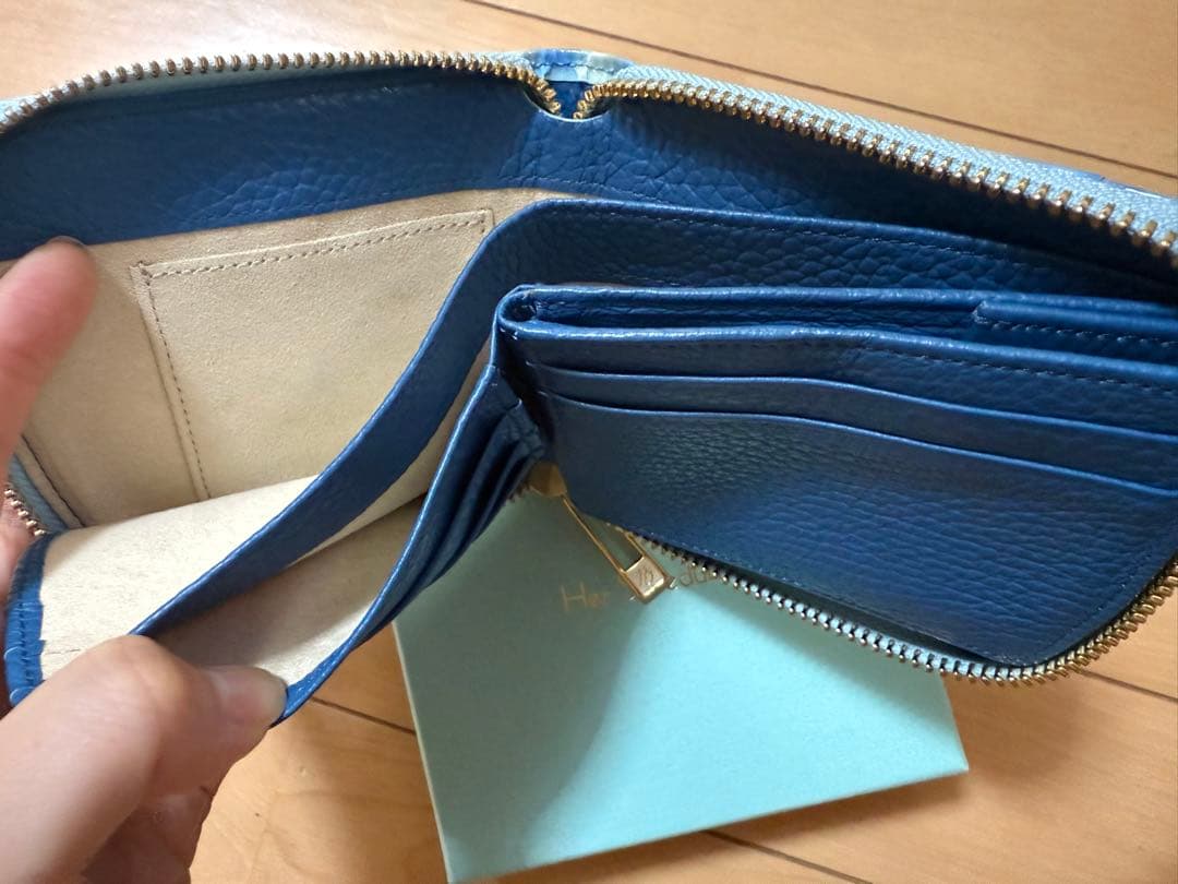 ごんさま専用　　Her Schedule 二つ折り財布 青系
