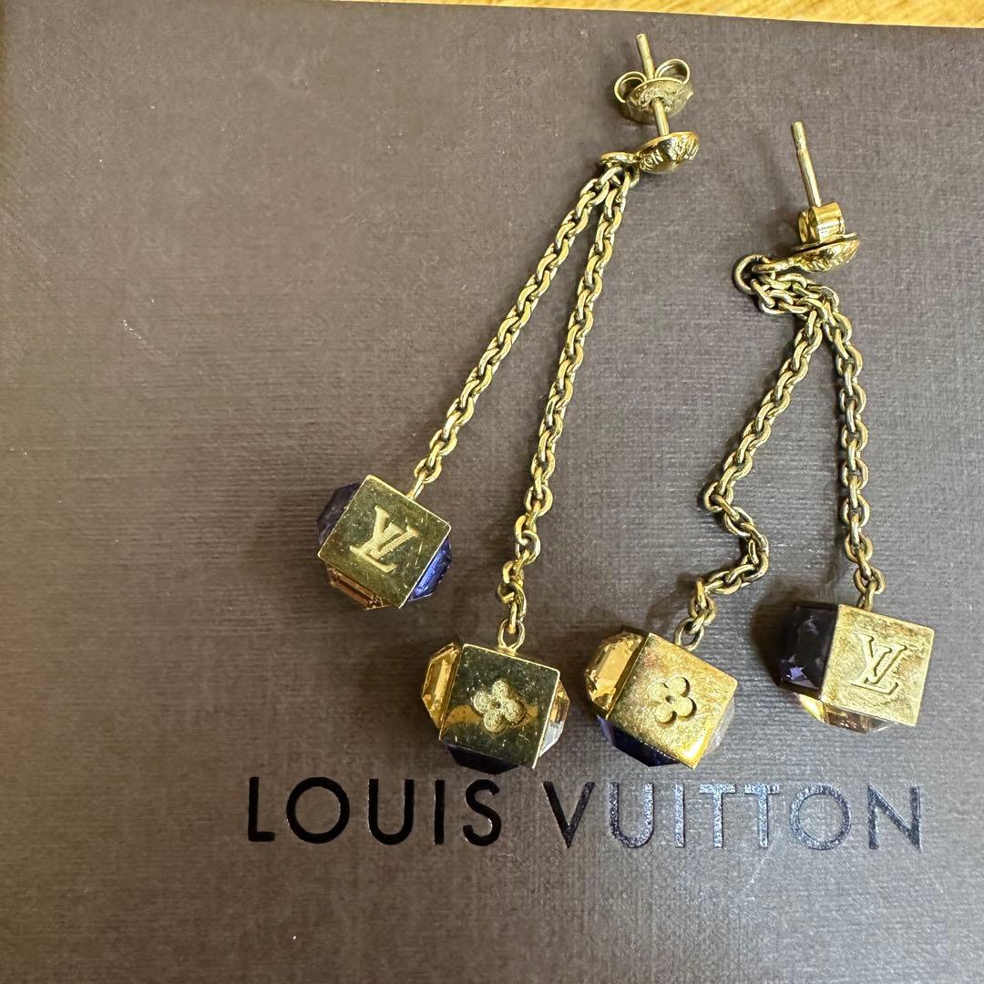 【値下】Louis Vuitton ブークルドレイユパンダンギャンブルピアス