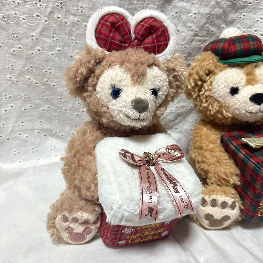 ダッフィーシェリーメイディズニークリスマスギフトボックスぬいぐるみディズニーシー
