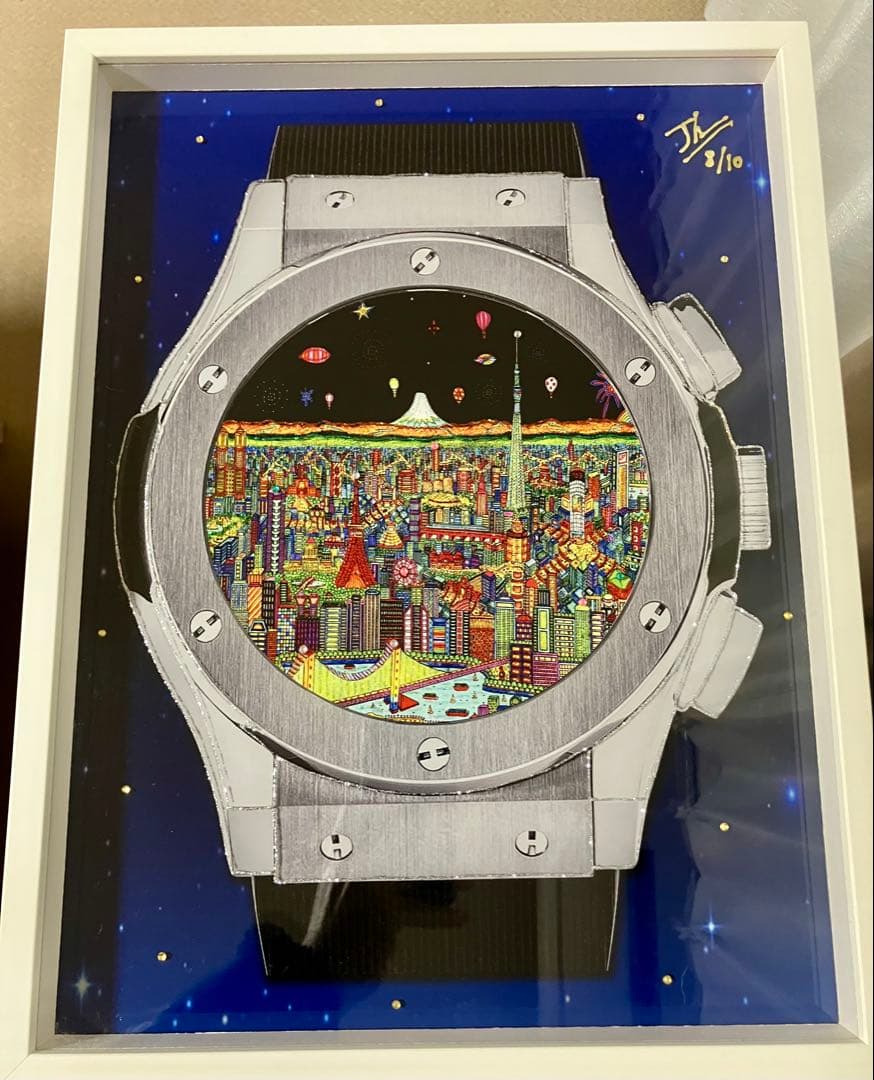 ヨハンペラトーネル　3D作品 Watch Tokyo プレキシアートオブジェ美品