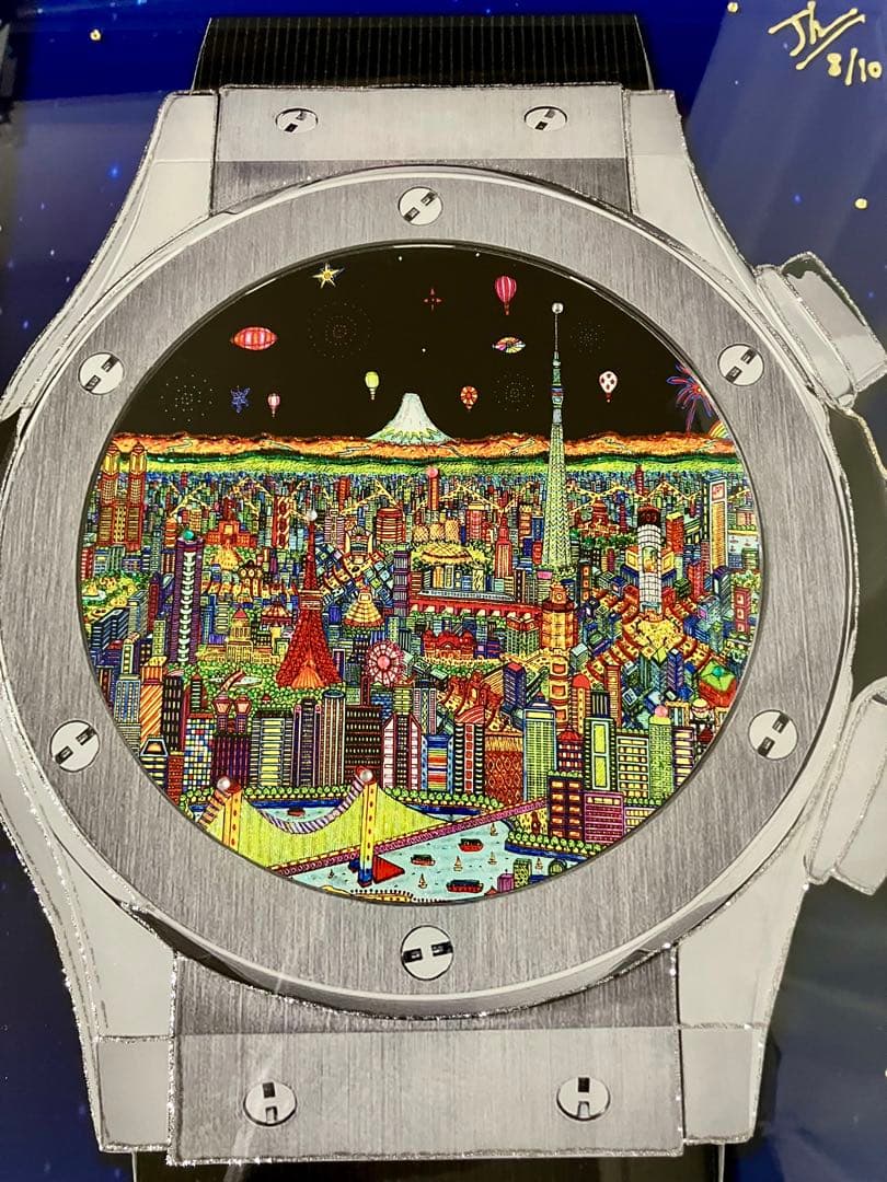 ヨハンペラトーネル　3D作品 Watch Tokyo プレキシアートオブジェ美品