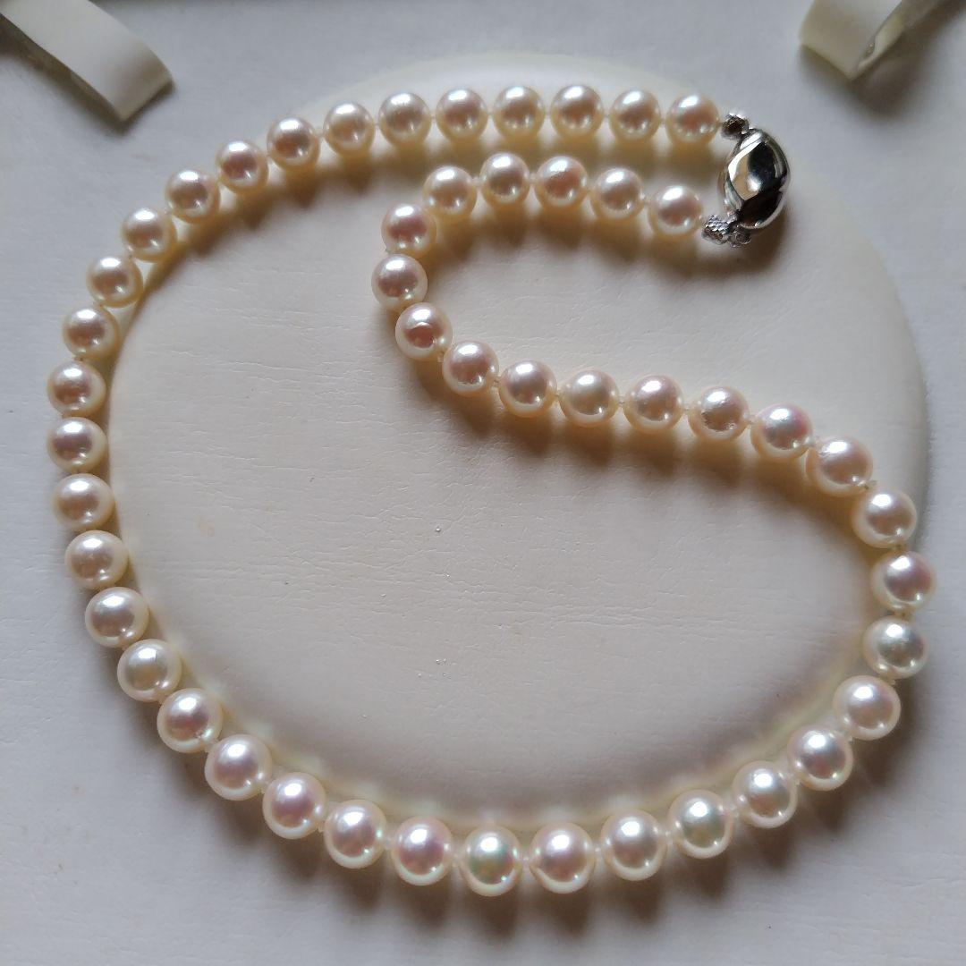 【鑑別書】アコヤ真珠 ネックレス