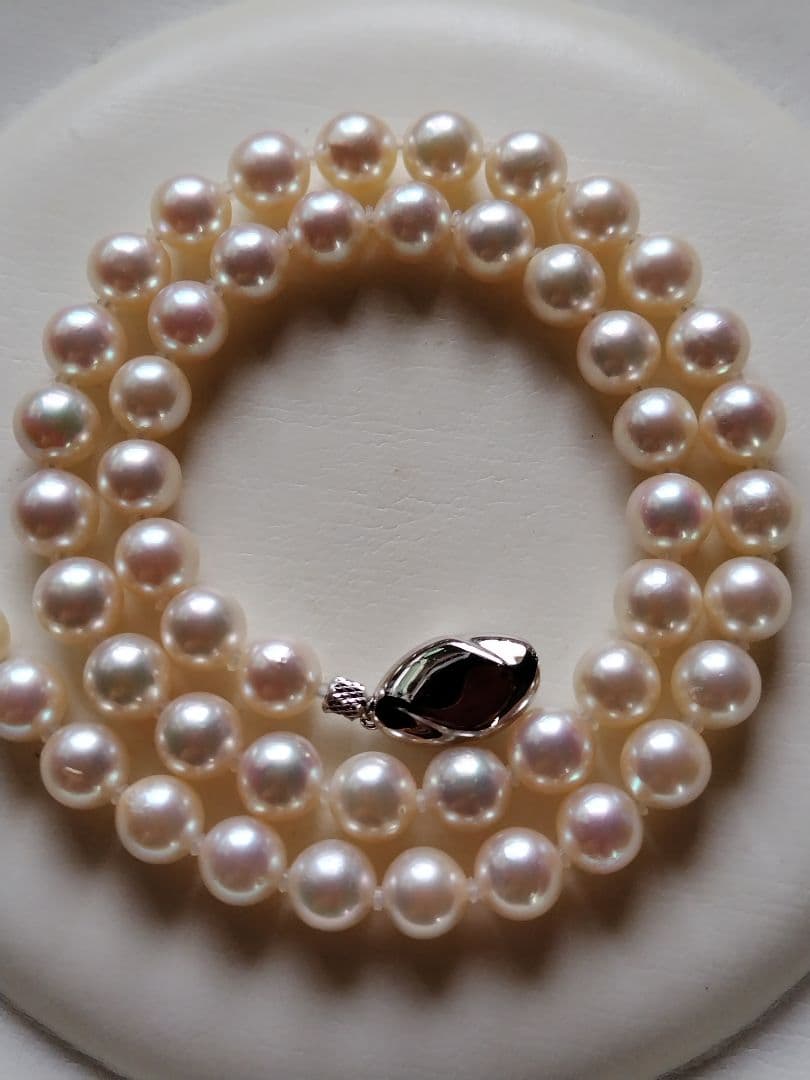 【鑑別書】アコヤ真珠 ネックレス