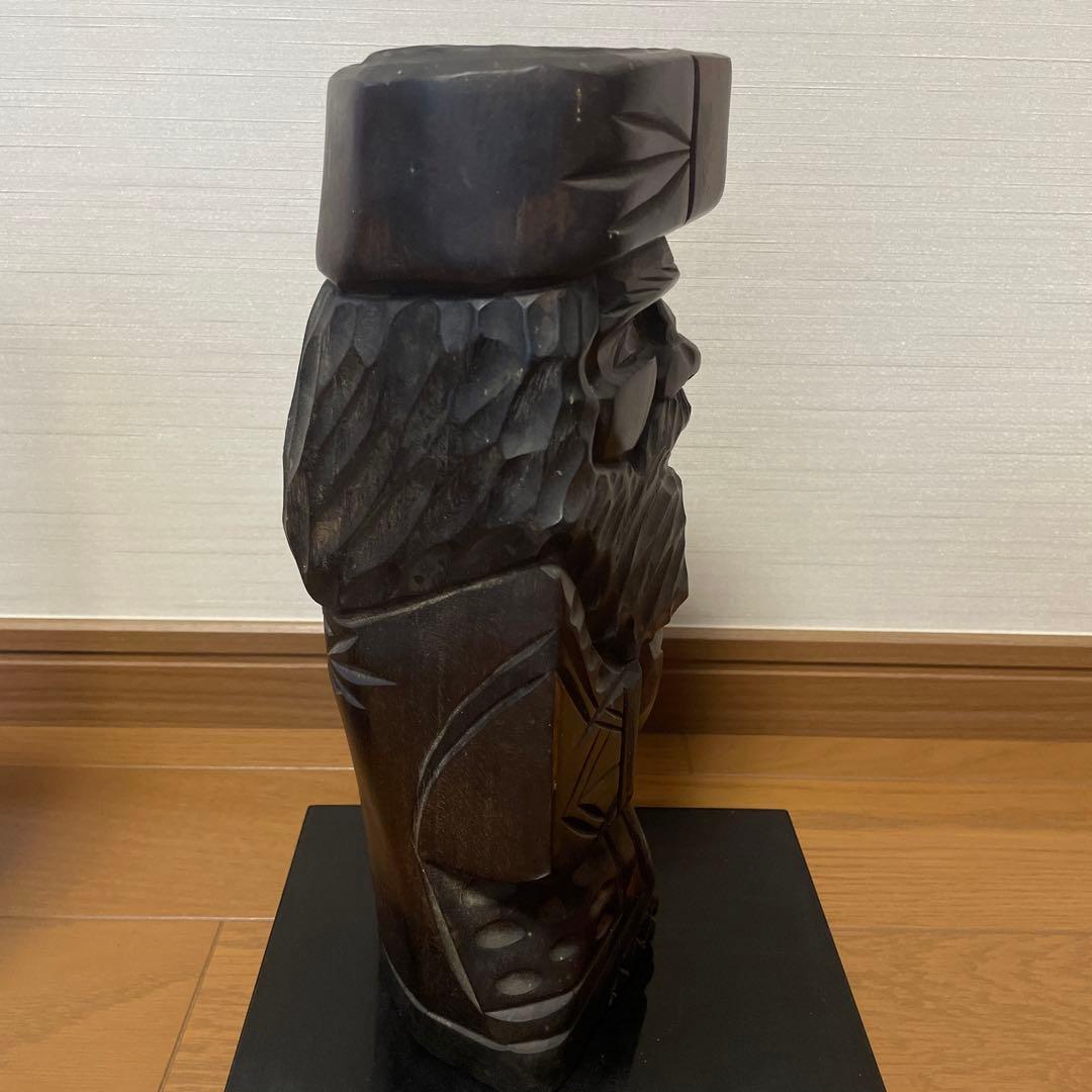 アイヌ木彫り 民芸品 1960年代 ヴィンテージ ニポポ人形 民芸品 置物 夫婦