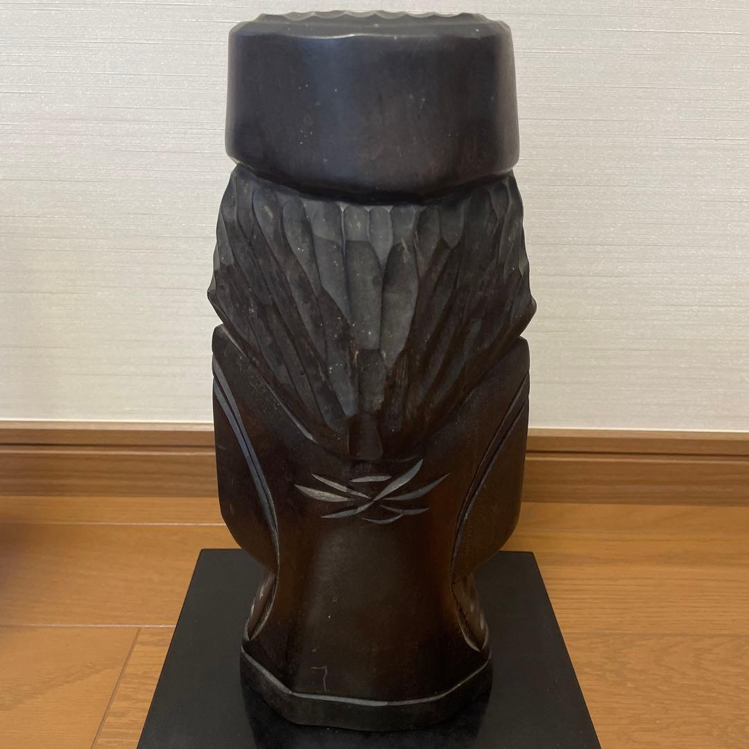 アイヌ木彫り 民芸品 1960年代 ヴィンテージ ニポポ人形 民芸品 置物 夫婦