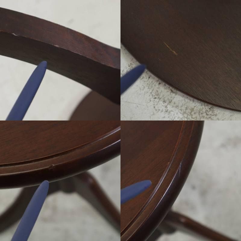 値下マルニ木工 地中海 ワインテーブル サイドテーブル アンティーク調